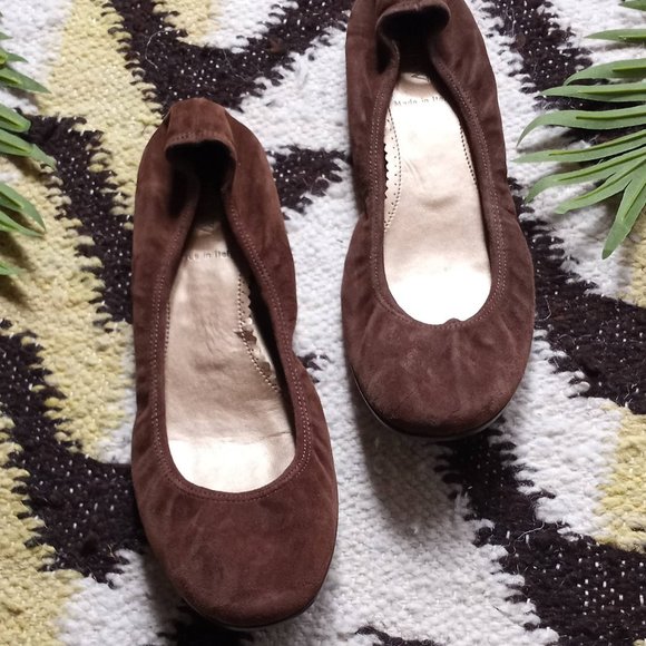 J. Crew Suede Made In Italy Flats Size 81/2 - Picture 2 of 10